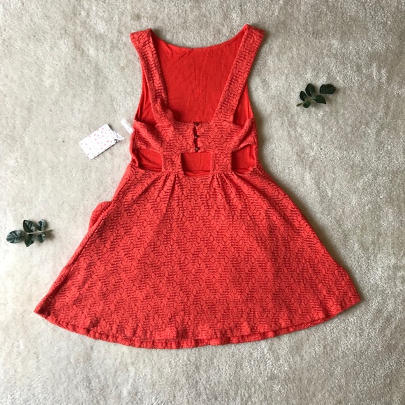 !Sold! NWT Free People Lace Poppy Dress - Picture 3 of 5